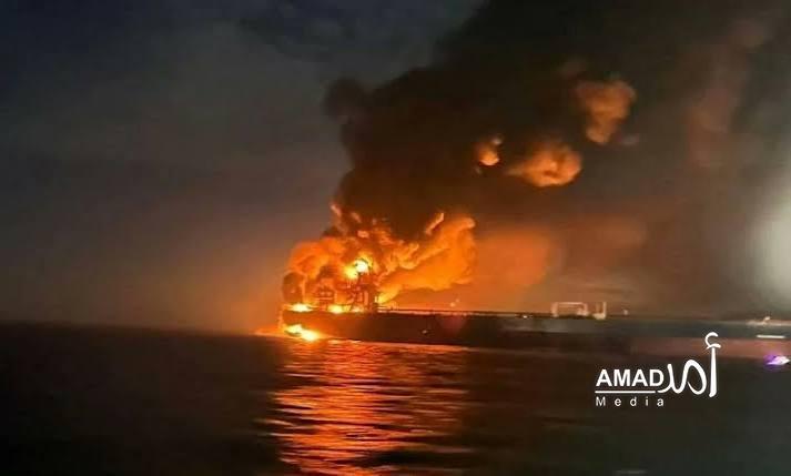 الحرس الثوري: غرق سفينة حاويات جنوب مضيق هرمز بعد اصطدامها بلغم بحري