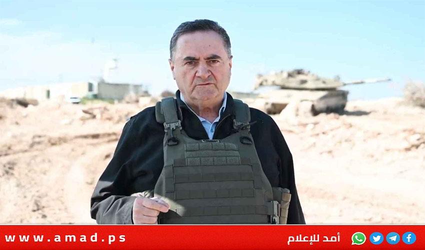 كاتس: أي هجوم على إسرائيل سيكون مرخصا باسم لابيد وبينيت وغولان