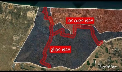 بعد موراج..جيش الاحتلال يشق محور لفصل شرق خانيونس عن غربها- فيديو